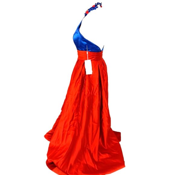 TS Coulure A-Line Prom Dresses Color Block Dress Wedding Guest Formal  S NWT - Picture 6 of 9